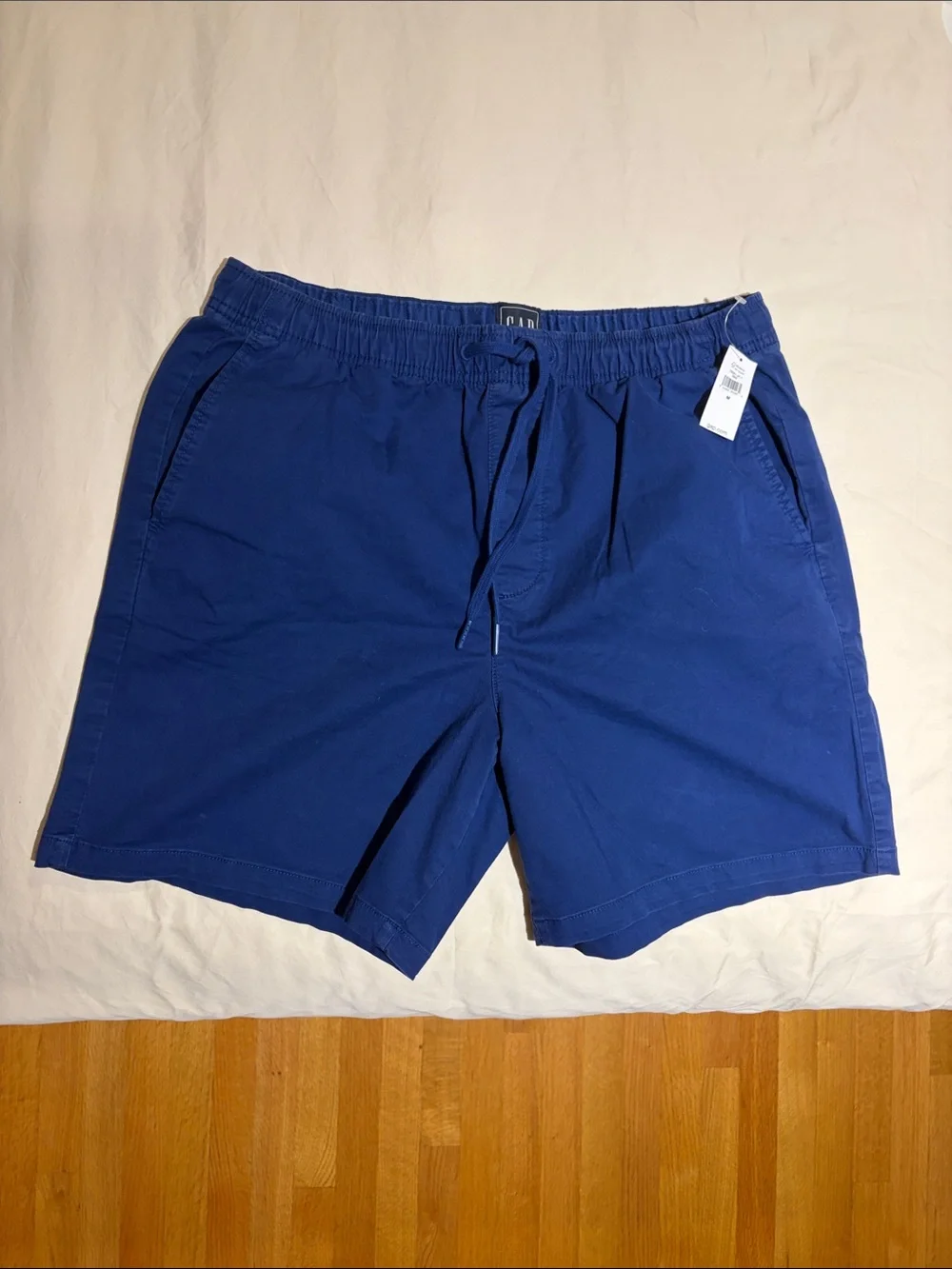 Men's Gap Blue Drawstring Casual Shorts Size Medium